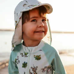 Barn Geggamoja Solhattar Och Kepsar|Uv-Badkläder<UV- Solkeps Pettson och Findus Mint