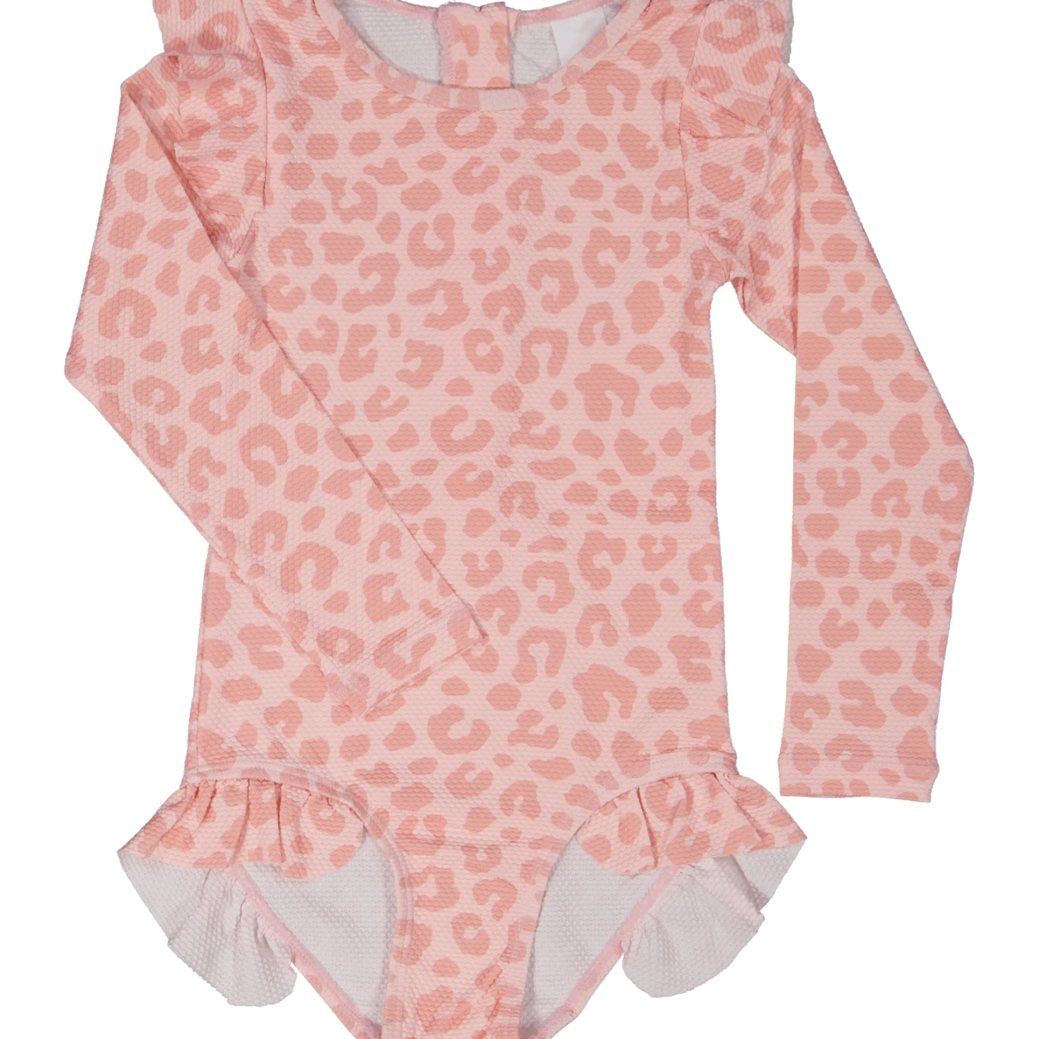 Barn Geggamoja Uv-Badkläder<UV-baddräkt lång arm Leo Rosa