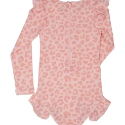 Barn Geggamoja Uv-Badkläder<UV-baddräkt lång arm Leo Rosa