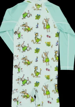 Barn Geggamoja Uv-Badkläder<UV-dräkt Pettson och Findus Mint