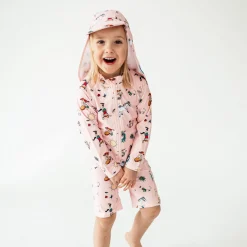 Barn Geggamoja Uv-Badkläder<UV-dräkt Pippi Långstrump Rosa