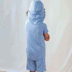 Barn Geggamoja Uv-Badkläder<UV-set Blå