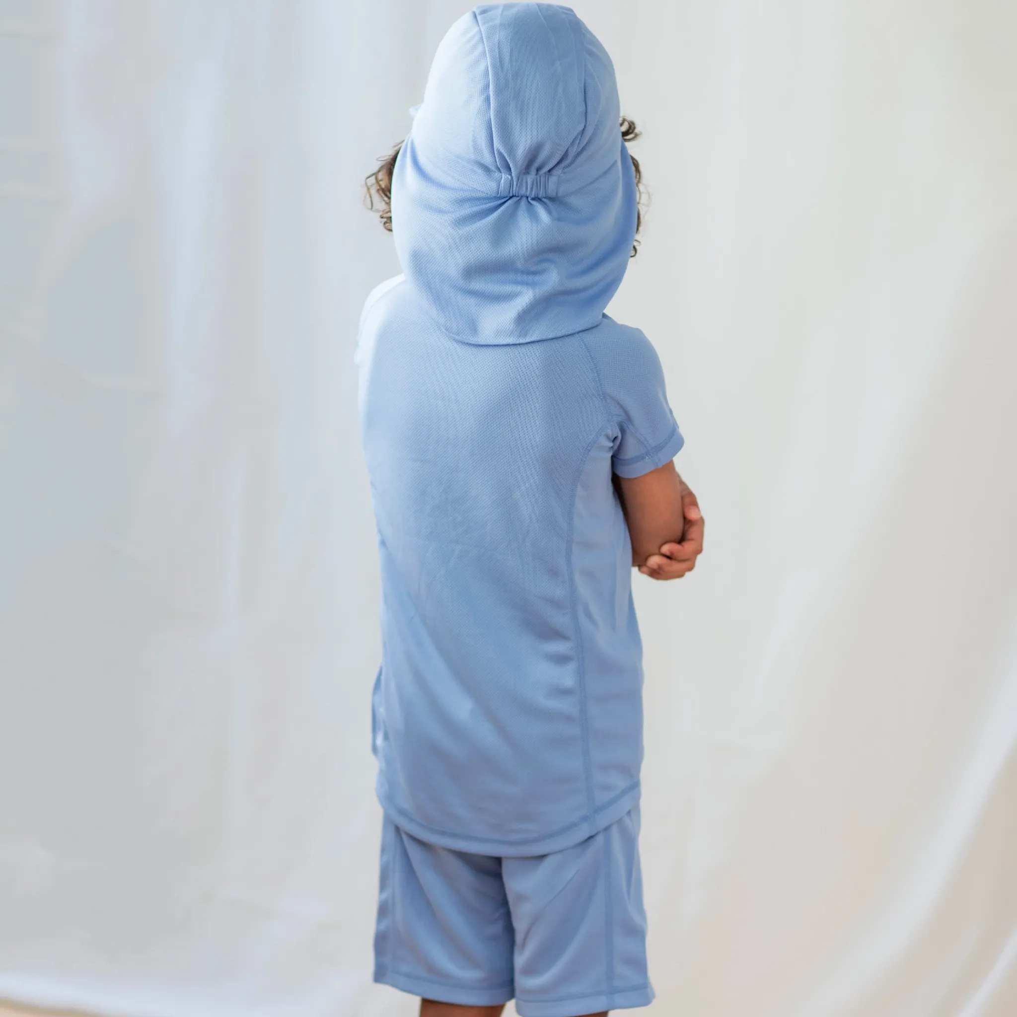 Barn Geggamoja Uv-Badkläder<UV-set Blå