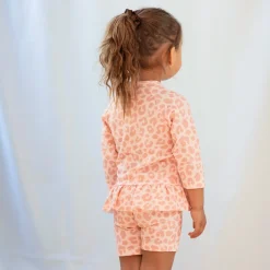 Barn Geggamoja Uv-Badkläder<UV-Set Leo Rosa