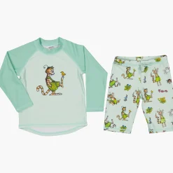 Barn Geggamoja Uv-Badkläder<UV-set Pettson och Findus Mint