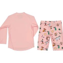 Barn Geggamoja Uv-Badkläder<UV-set Pippi Långstrump Rosa