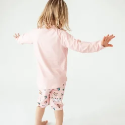 Barn Geggamoja Uv-Badkläder<UV-set Pippi Långstrump Rosa