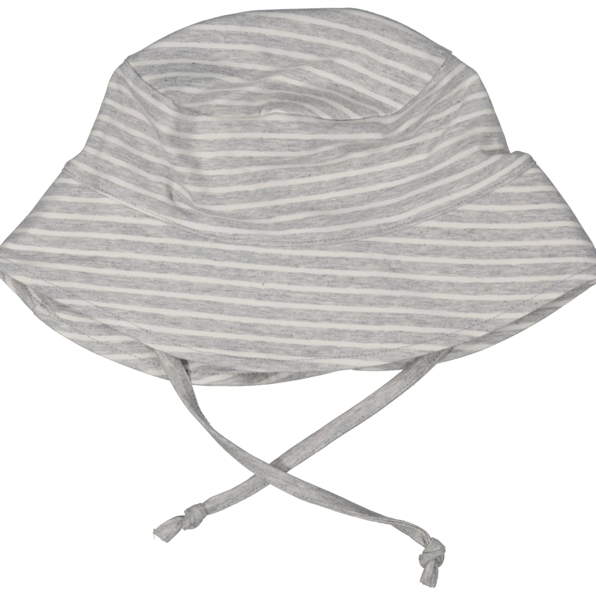 Barn Geggamoja Solhattar Och Kepsar|Bambukläder<UV-solhatt Bambu Bambu Classic Grå/Vit