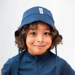 Barn Geggamoja Solhattar Och Kepsar|Uv-Badkläder<UV-Solhatt Marinblå
