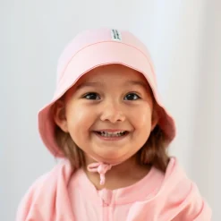 Barn Geggamoja Solhattar Och Kepsar|Uv-Badkläder<UV-Solhatt Rosa