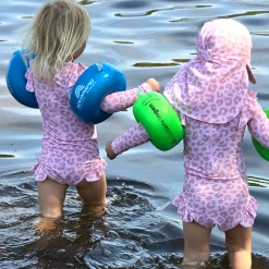 Barn Geggamoja Solhattar Och Kepsar|Uv-Badkläder<UV-solkeps Leo Rosa