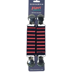 Barn Geggamoja Vanthållare|Accessoarer<Vanthållare Pippi Långstrump röd