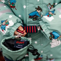 Barn Geggamoja Vanthållare|Accessoarer<Vanthållare Pippi Långstrump röd