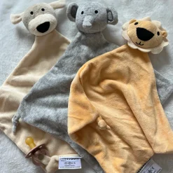 Barn Geggamoja Nyfödd<Velourfilt beige Doddi