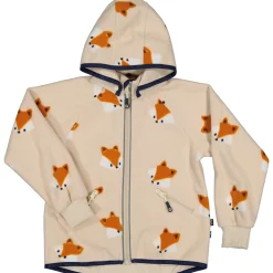 Barn Geggamoja Jackor|Fleecekläder<Vindfleece jacka Räv Beige
