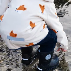 Barn Geggamoja Jackor|Fleecekläder<Vindfleece jacka Räv Beige