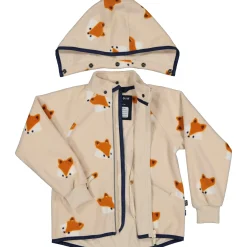 Barn Geggamoja Jackor|Fleecekläder<Vindfleece jacka Räv Beige