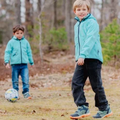 Barn Geggamoja Jackor|Fleecekläder<Vindfleecejacka Mint