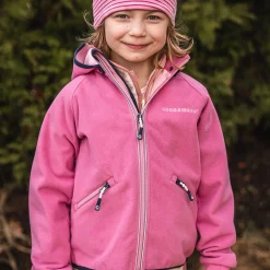 Barn Geggamoja Jackor|Fleecekläder<Vindfleecejacka Rosa