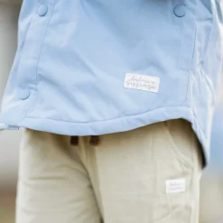 Barn Geggamoja Jackor<Vindjacka skjortmodell Dusty Blue