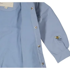 Barn Geggamoja Jackor<Vindjacka skjortmodell Dusty Blue
