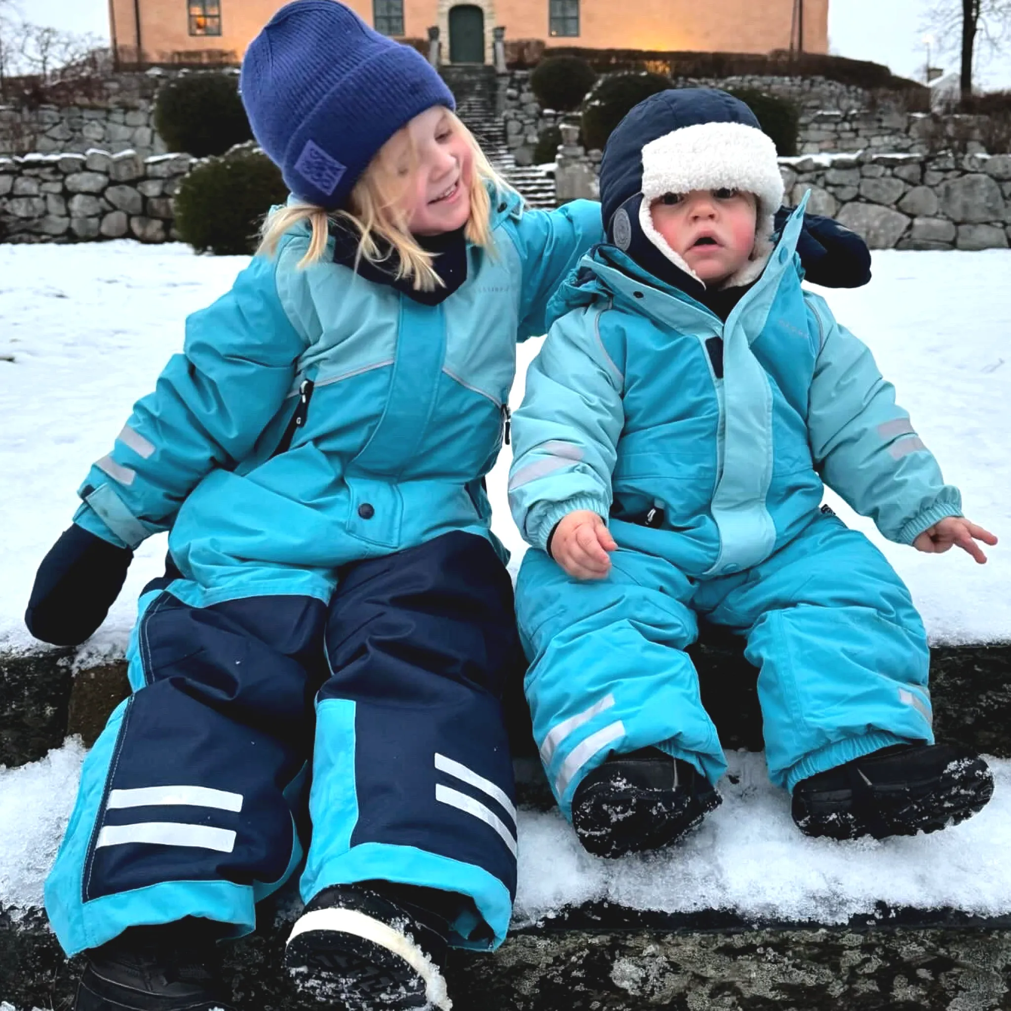 Barn Geggamoja Overaller<Vinteroverall Unitoddler Blå