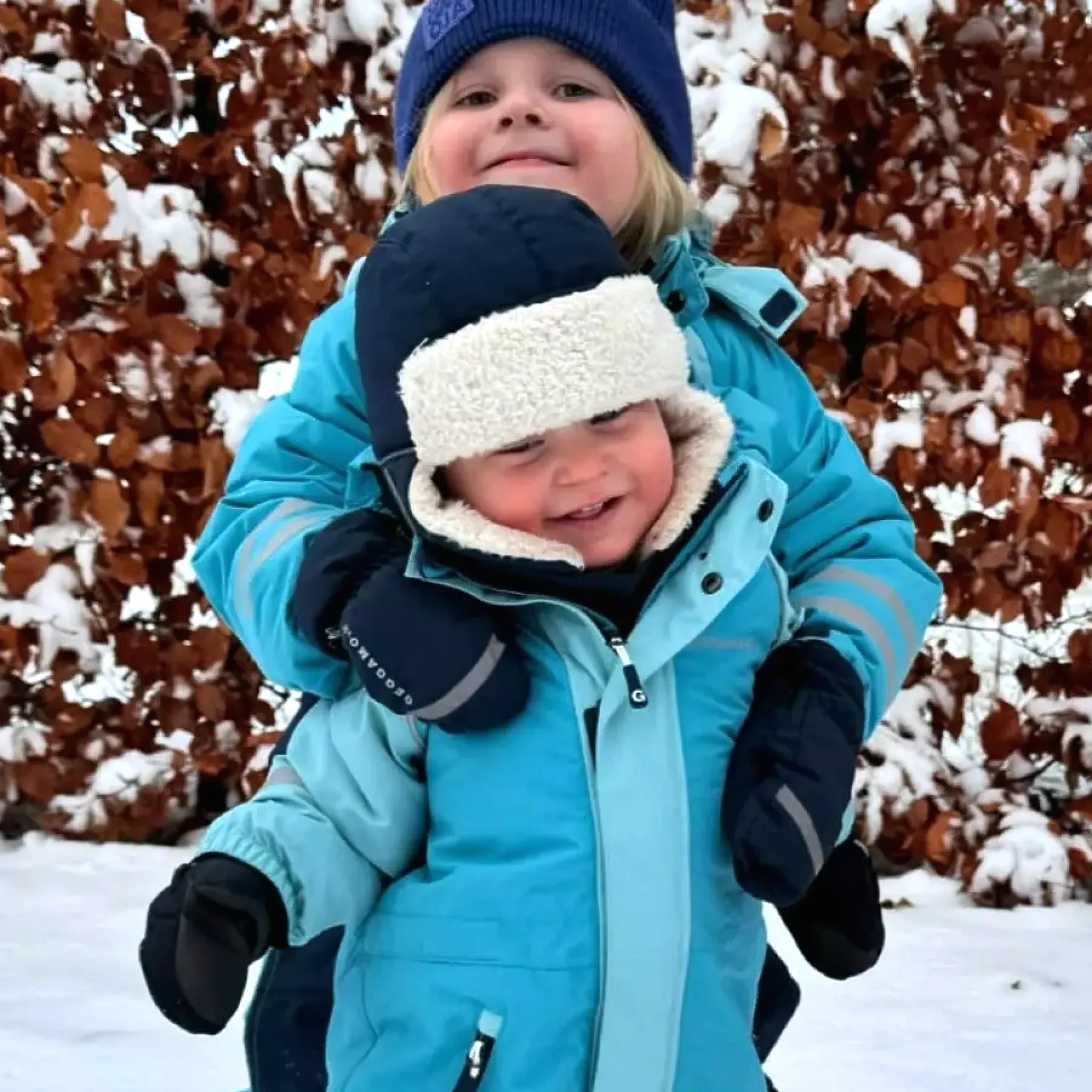 Barn Geggamoja Handskar Och Vantar<Vintervantar Marinblå