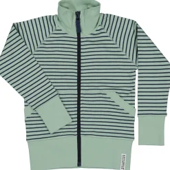 Barn Geggamoja Tröjor<Ziptröja Grön/Navy