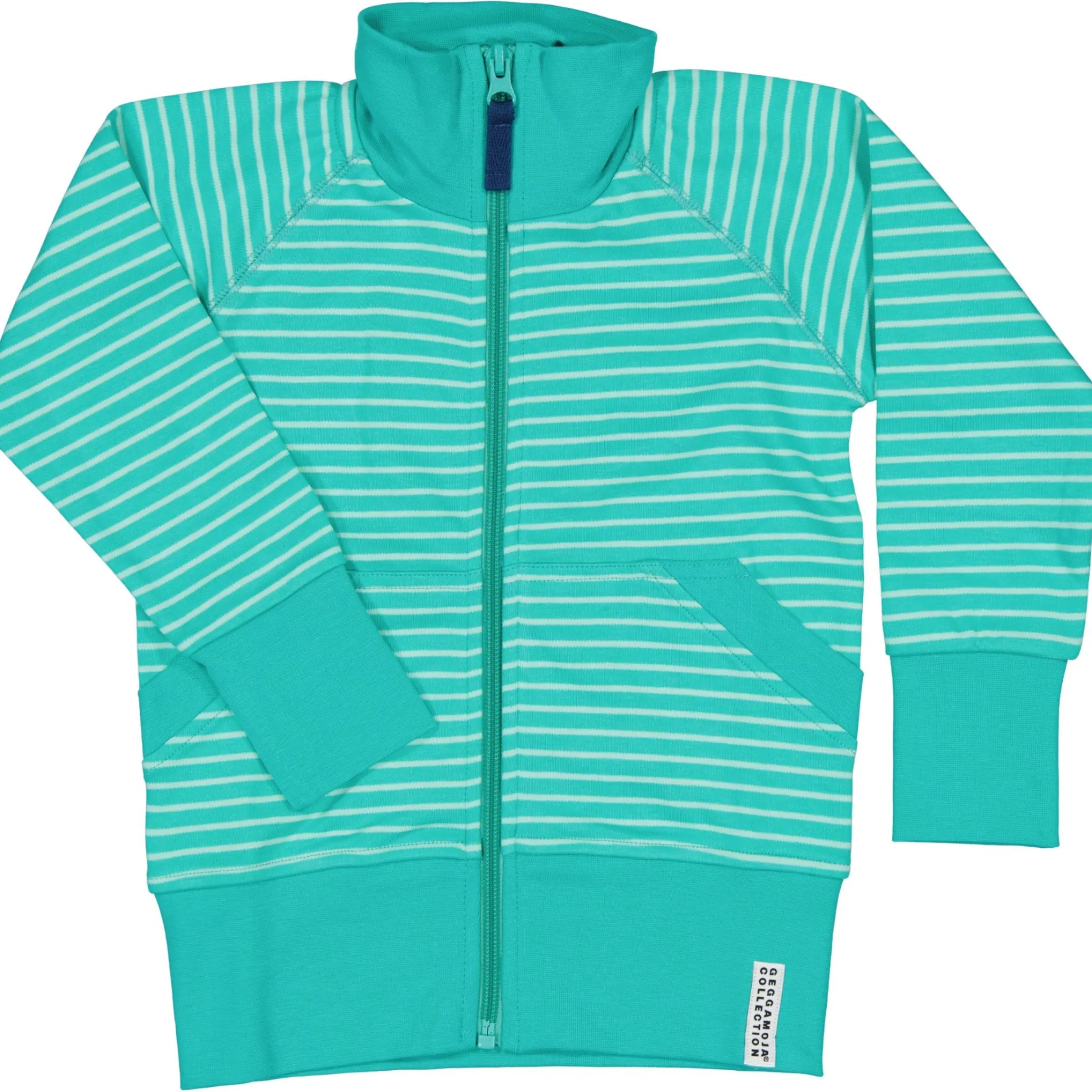 Barn Geggamoja Tröjor<Ziptröja Turkos